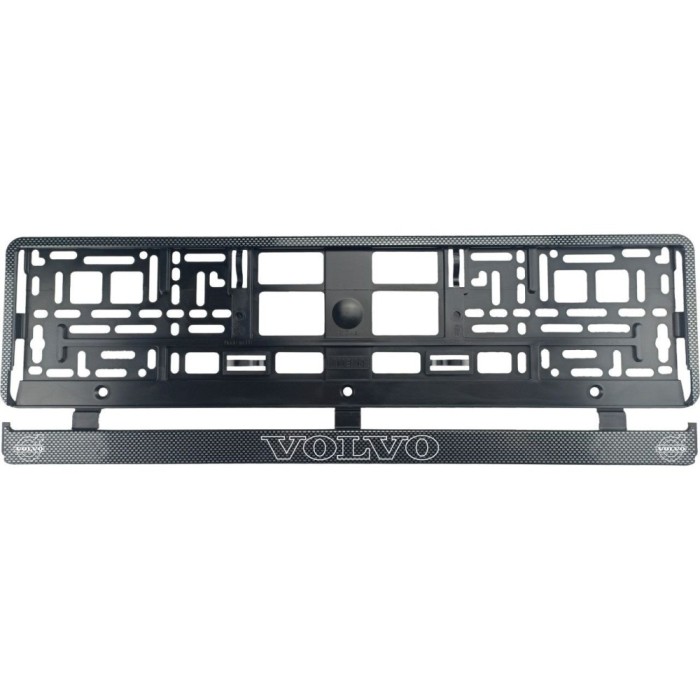 Set 2 bucati, suport numar inmatriculare carbon VOLVO IV