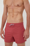Cumpara ieftin Abercrombie &amp; Fitch pantaloni scurti de baie culoarea rosu