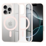 Husa pentru iphone 16 pro, atasare magnetica, magsafe, nude pink