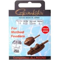 Carlige Legate GAMAKATSU Method Hair AD PCHR, 12cm, Nr.10, 0.25mm, 6buc/pac foto