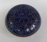 Caseta pentru bijuterii, decorata in tehnica Cloisonne, China, Secol XX