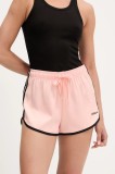 Adidas Originals pantaloni scurți Sprinter Shorts culoarea portocaliu, cu imprimeu, high waist, JN5643