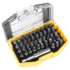 Set 44 Biti Surubelnita REBEL: Plat, PH, PZ, Spanner, Hex, Torx, Magnetic, Crom Vanadiu