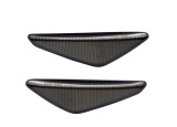 Set lampa semnalizare laterala BMW Seria 3 (E46), COUPE/CABRIO 03.2003-09.2006, partea stanga, dynamic indicator; LED; fumuriu; TUNING,