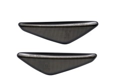 Set lampa semnalizare laterala BMW Seria 3 (E46), COUPE/CABRIO 03.2003-09.2006, partea stanga, dynamic indicator; LED; fumuriu; TUNING,