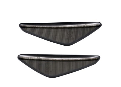 Set lampa semnalizare laterala BMW Seria 3 (E46), COUPE/CABRIO 03.2003-09.2006, partea stanga, dynamic indicator; LED; fumuriu; TUNING, foto