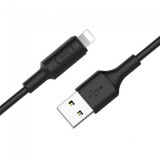 Hoco Soarer X25 Cablu de date USB 2.0 la Lightning pentru Apple iPhone Culoare Negru, Lungime 1 Metru