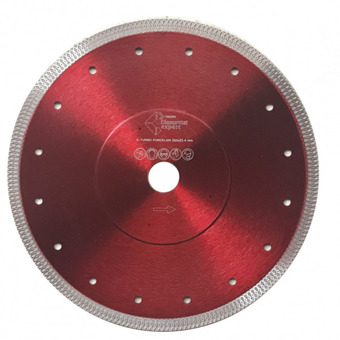 Disc DiamantatExpert pt. Portelan dur &amp; Gresie ft. dura 180x25.4/22.2 (mm) Premium - DXDY.XTURBO.180.25