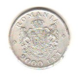 Moneda Argint 2000 Lei 1946 Regele Mihai I Romania, Argintata XF