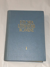 G. CALINESCU/ AL. ROSETTI/ T. VIANU - ISTORIA LITERATURII ROMANE vol. 1 foto