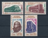 Centrafricaine Republic 1963 - Locomotive, trenuri, cai ferate, serie neuzata
