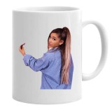 Cana alba personalizata ariana grande lipstick, INOVATIX&reg;. 330 ml