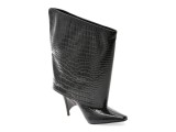 Cizme elegante EPICA negre, A0910, din piele ecologica