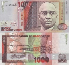 Capul Verde Cabo Verde 1 000 Escudos 20.01.1989 UNC