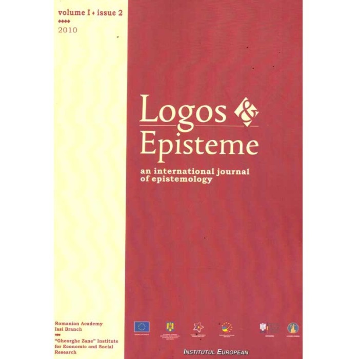 colectiv - Logos episteme. An international journal of epistemology.