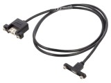 Cablu USB 2.0 DELOCK 1m USB A la Micro USB B 28AWG Negru 85110