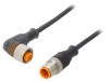 Cablu de conectare LUMBERG AUTOMATION RST 3 pini 5m IP67 LED M12