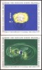 GERMANIA (D.D.R.) 1964 COSMOS ( 2 colite dt.) STAMPILATE, Stampilat