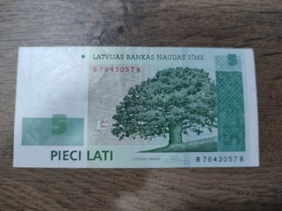 LETONIA 5 LATI 2009 SUPERBA foto