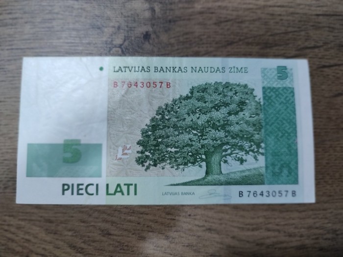 LETONIA 5 LATI 2009 SUPERBA