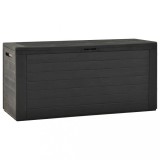 Lada de depozitare pentru gradina, antracit, 116 x 44 x 55 cm GartenMobel Dekor, vidaXL