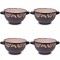 Set boluri supa, 8 piese, 650 ml, Ceramica, Maro Crem