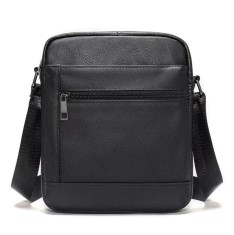 Geanta de umar pentru barbati Mateo GT1819, piele naturala, negru