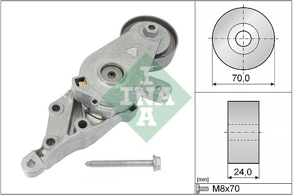 INA 534 0140 30 Intinzator curea, curea distributie