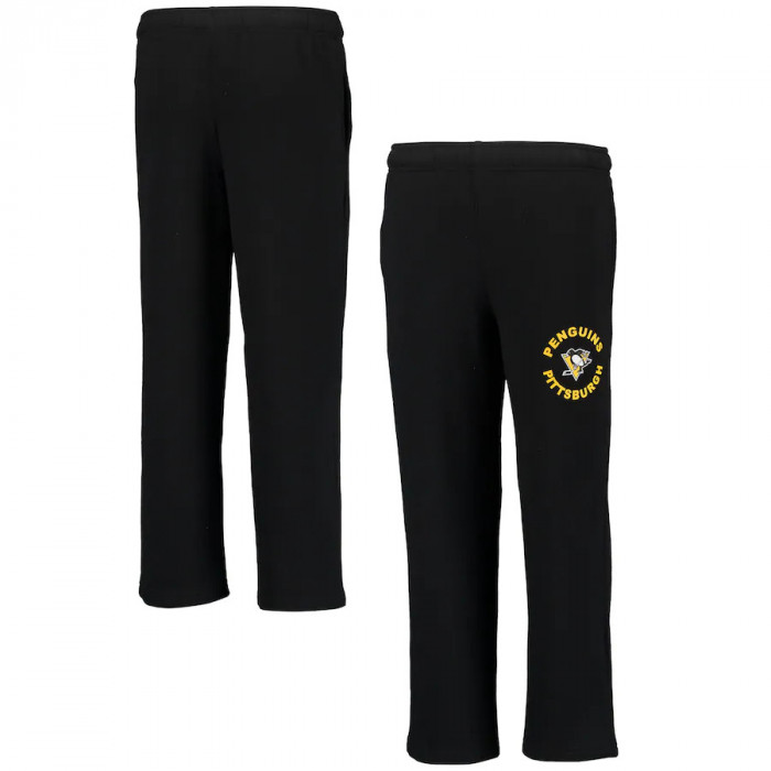 Pittsburgh Penguins pantaloni de trening pentru copii black - Dětsk&eacute; L (13 - 14 let)