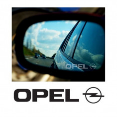 Stickere oglinda Etched Glass - Opel foto