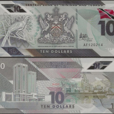 !!! TRINIDAD-TOBAGO - 10 DOLARI 2020 - P NEW - UNC / POLIMER