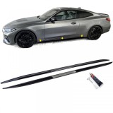 Extensii de praguri laterale negru lucios potrivite pentru BMW Seria 4 G22 G23 din 2020 Performance AutoTuning