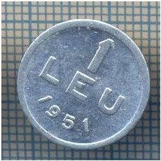 AX 784 MONEDA- ROMANIA - 1 LEU -ANUL 1951 -STAREA CARE SE VEDE