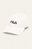 Fila Căciulă culoarea alb, cu imprimeu