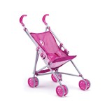 Carucior pentru papusi Unicorn - pliabil tip buggy, Woodyland