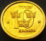 Moneda 10 COROANE - SUEDIA, anul 2004 *cod 780 - CARL XVI GUSTAF