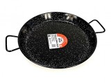 Tigaie din otel emailat vitrificat, paella valenciana fructe de mare, diametru 36 cm, 7 portii, 2 manere, Garcima, GRC20236