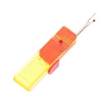 Dispozitiv pentru Descusut, Taietor de Etichete, 1.7 x 7 cm, Pliabil, din Plastic, Rosu/Galben