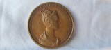 MARIA ANNA AUGUSTA FERDINANDI medalie INCORONARE PRAGA 1836 piesa de COLECTIE