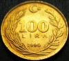 Moneda 100 LIRE - TURCIA, anul 1990 *cod 1145 D, Europa
