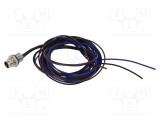 Conector M8 tată 3 pini 48V 4A IP67 pentru cabluri 0,34mm&sup2; Lutronic