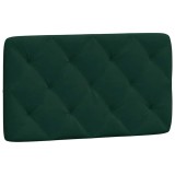 Cumpara ieftin Perna tablie de pat, verde, 90 cm, catifea