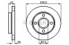 Disc frana FORD FIESTA IV (JA, JB) (1995 - 2002) BOSCH 0 986 478 502