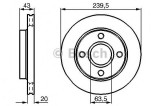 Disc frana FORD KA (RB) (1996 - 2008) BOSCH 0 986 478 502