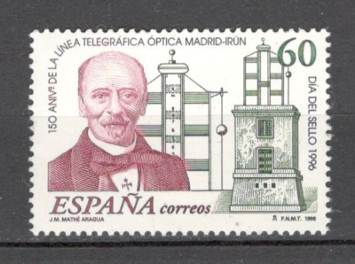 Spania.1996 Ziua marcii postale SS.277 foto