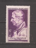 Franta 1948 - Louis Braille, MNH, Nestampilat