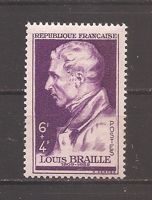 Franta 1948 - Louis Braille, MNH