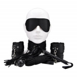 Seturi de bondage usor - Bound to Play Set Bondage pentru Incepatori (8 Piese) Negru Deschide Usa catre Experiente Noi