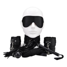 Seturi de bondage usor - Bound to Play Set Bondage pentru Incepatori (8 Piese) Negru Deschide Usa catre Experiente Noi foto