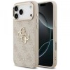 Husa pentru Apple iPhone 17 Pro Max, Guess, Big 4G Logo Classic, Roz Aurie